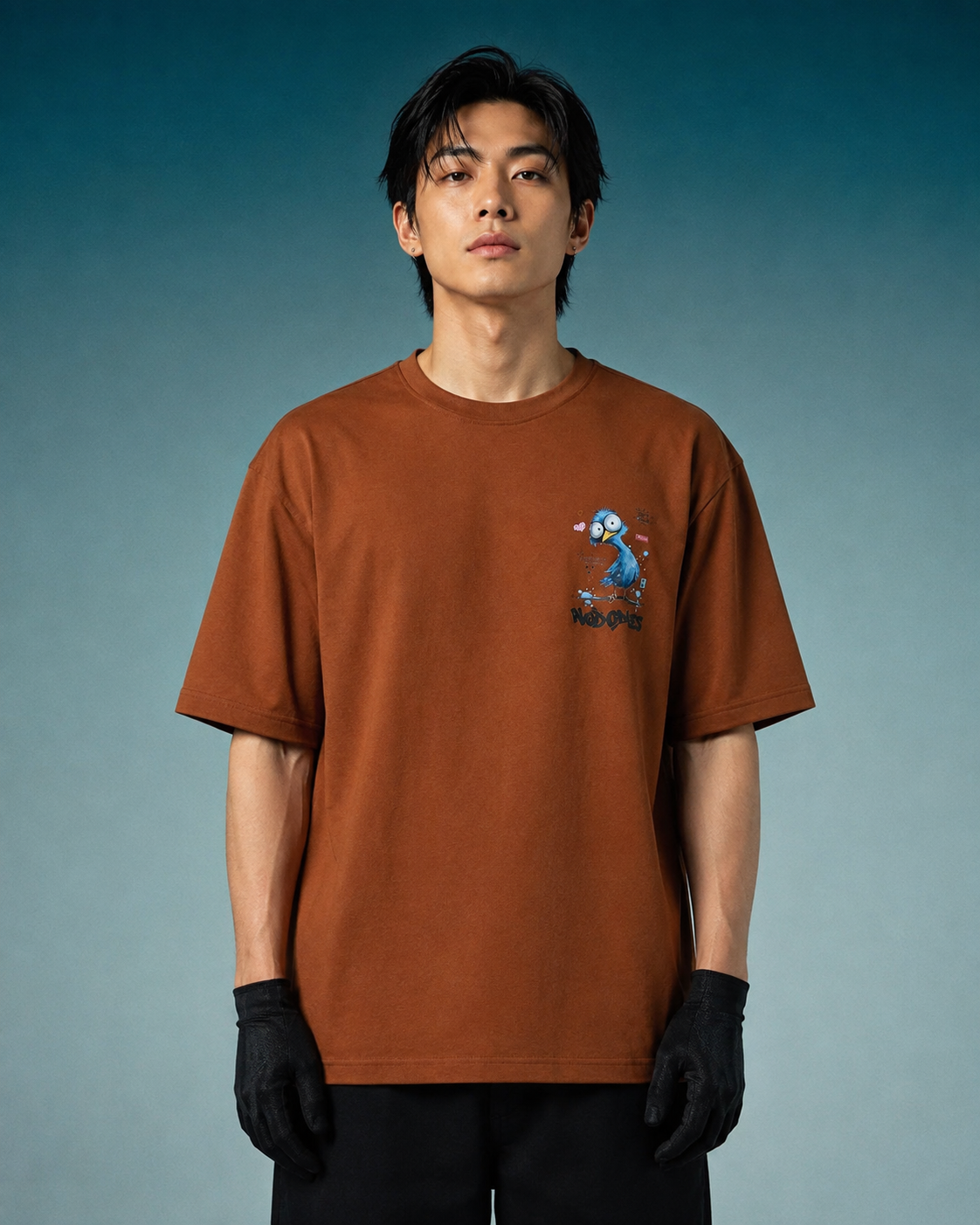 Drop Shoulder Orange