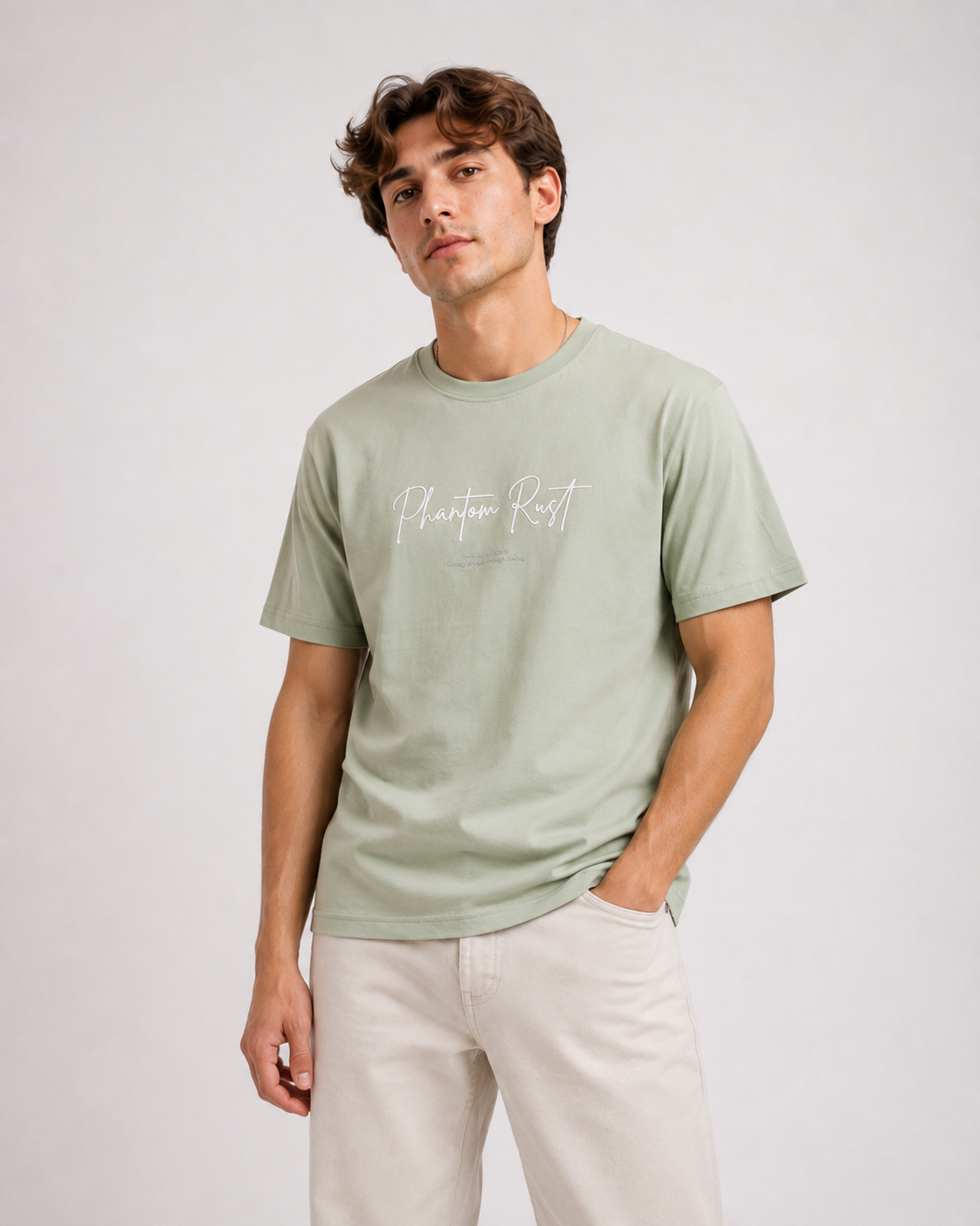 555 Store Regular Fit Sage Green