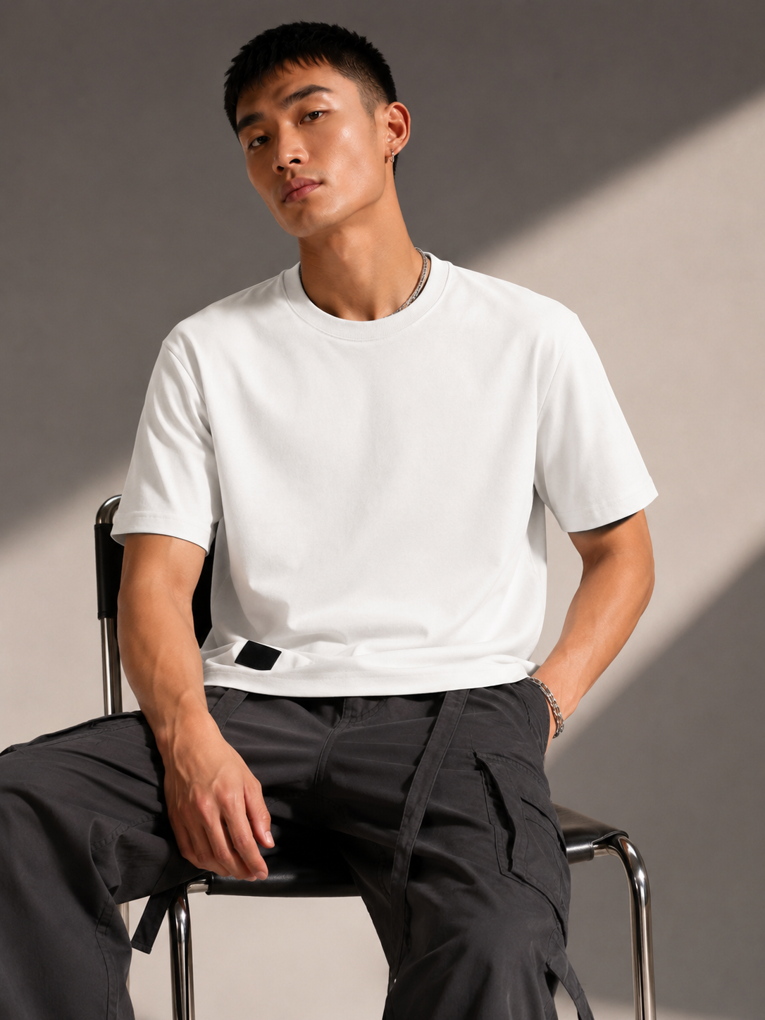 Oversized Boxy Fit White