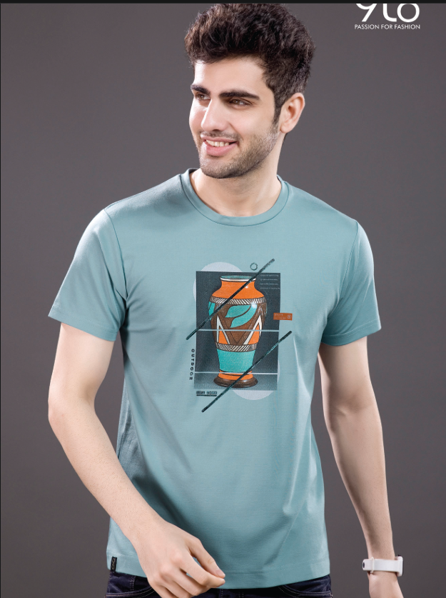 Graphic T-shirt Blue