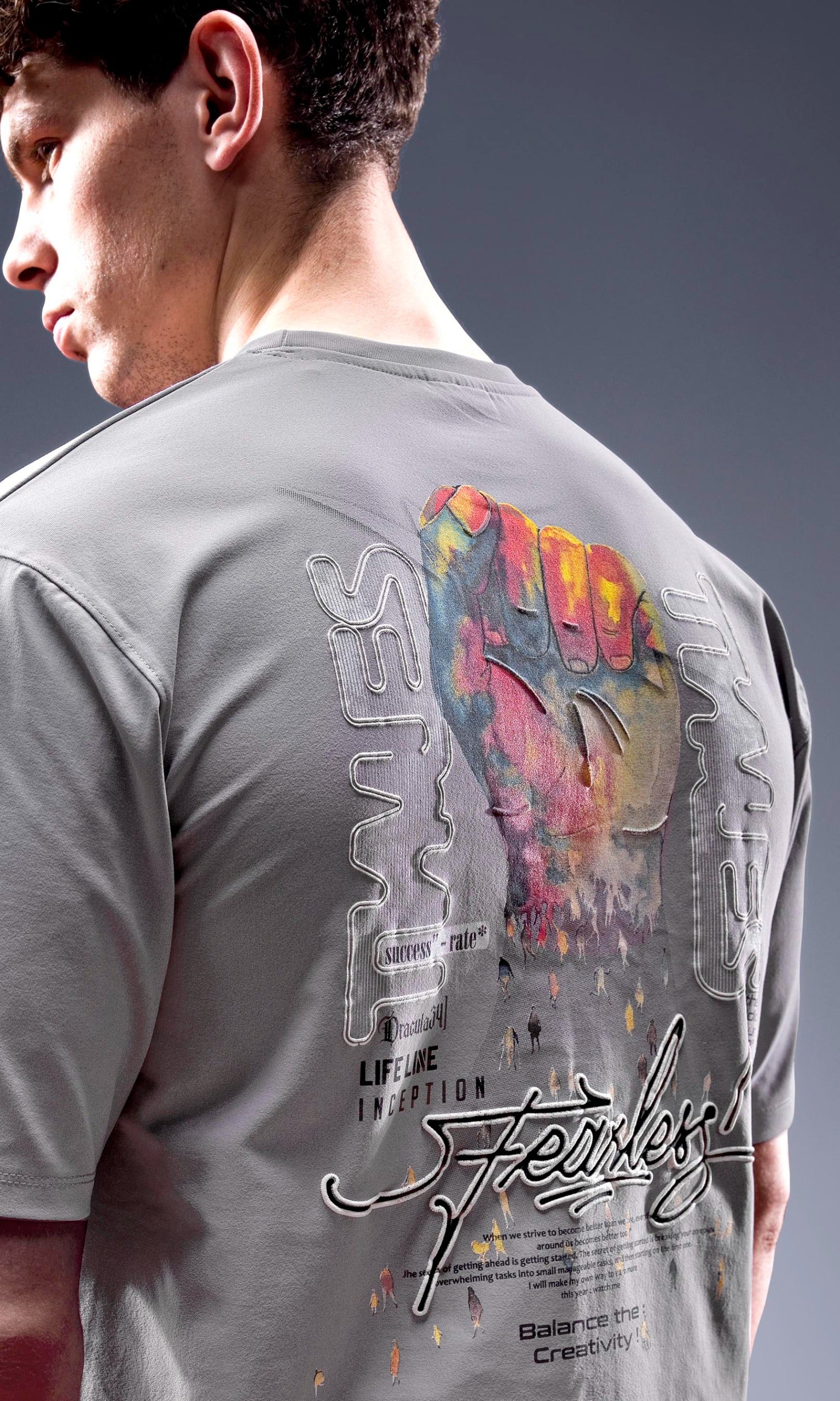 Oversized HIP-HOP Grey